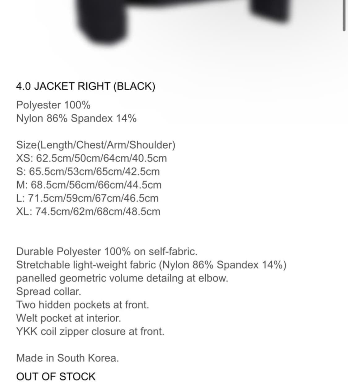 Post Archive Faction 4.0 JACKET RIGHT (M 상품이미지4