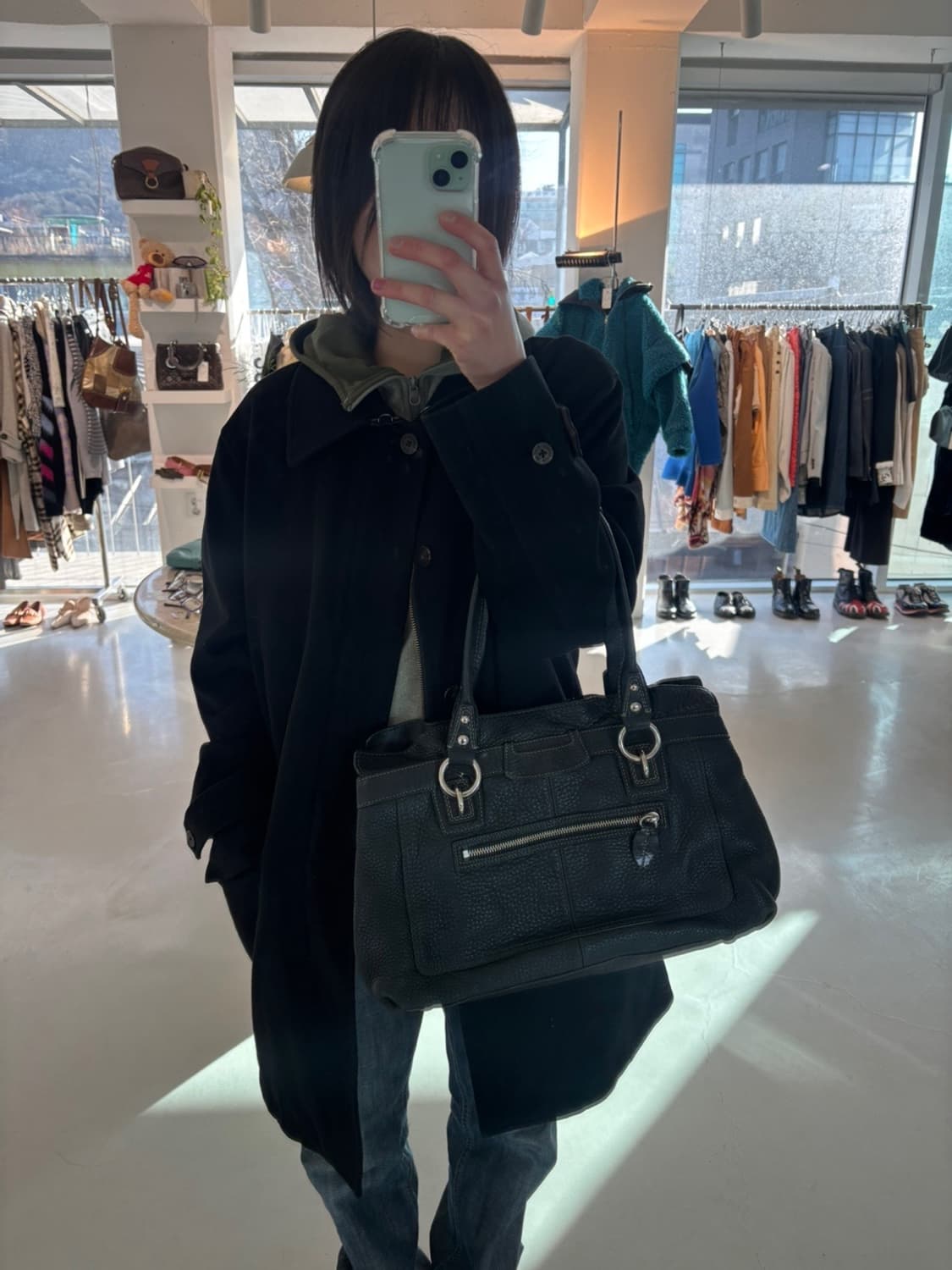 Old Coach Leather Bag 상품이미지1