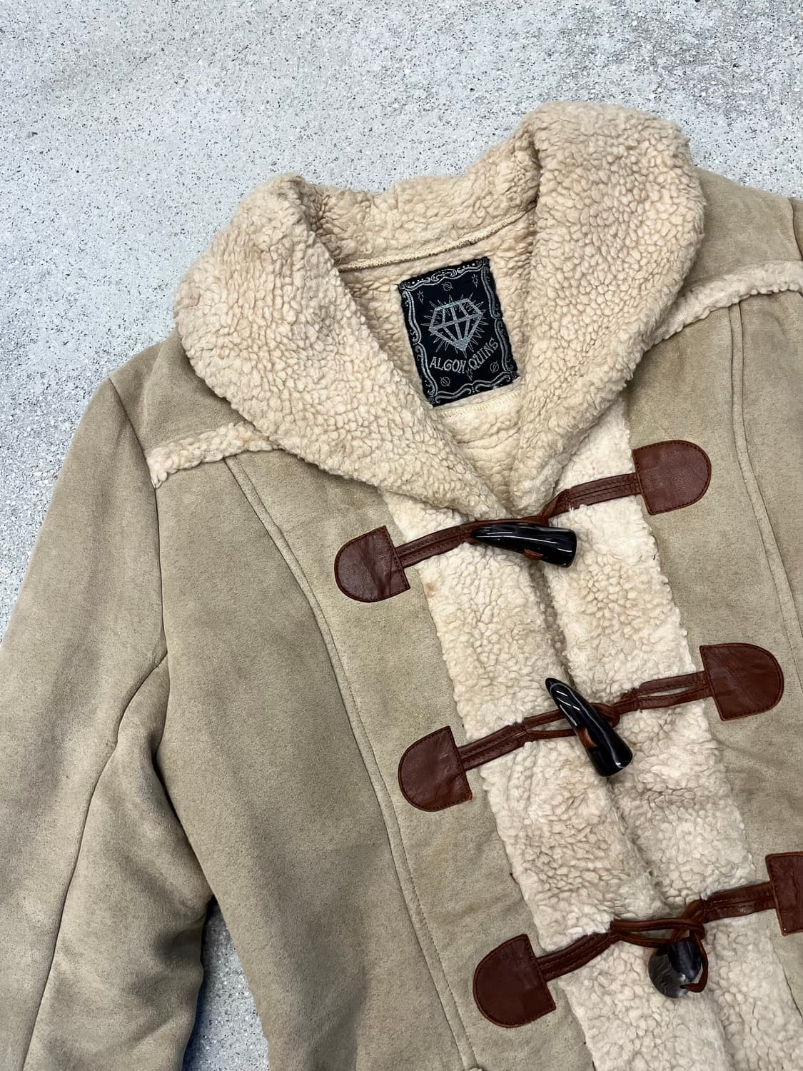 ALGONQUINS 스웨이드 더플 무스탕 코트 상품이미지2