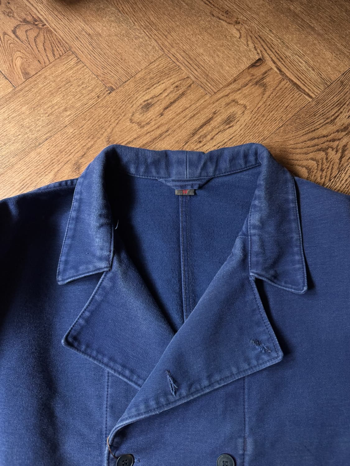 [2XL]90's 빈티지 몰스킨 더플 타입 프렌치 워크자켓 상품이미지2