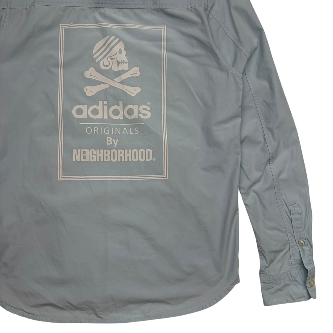 아디다스 X 네이버후드 스카이블루 옥스 셔츠 M 상품이미지3