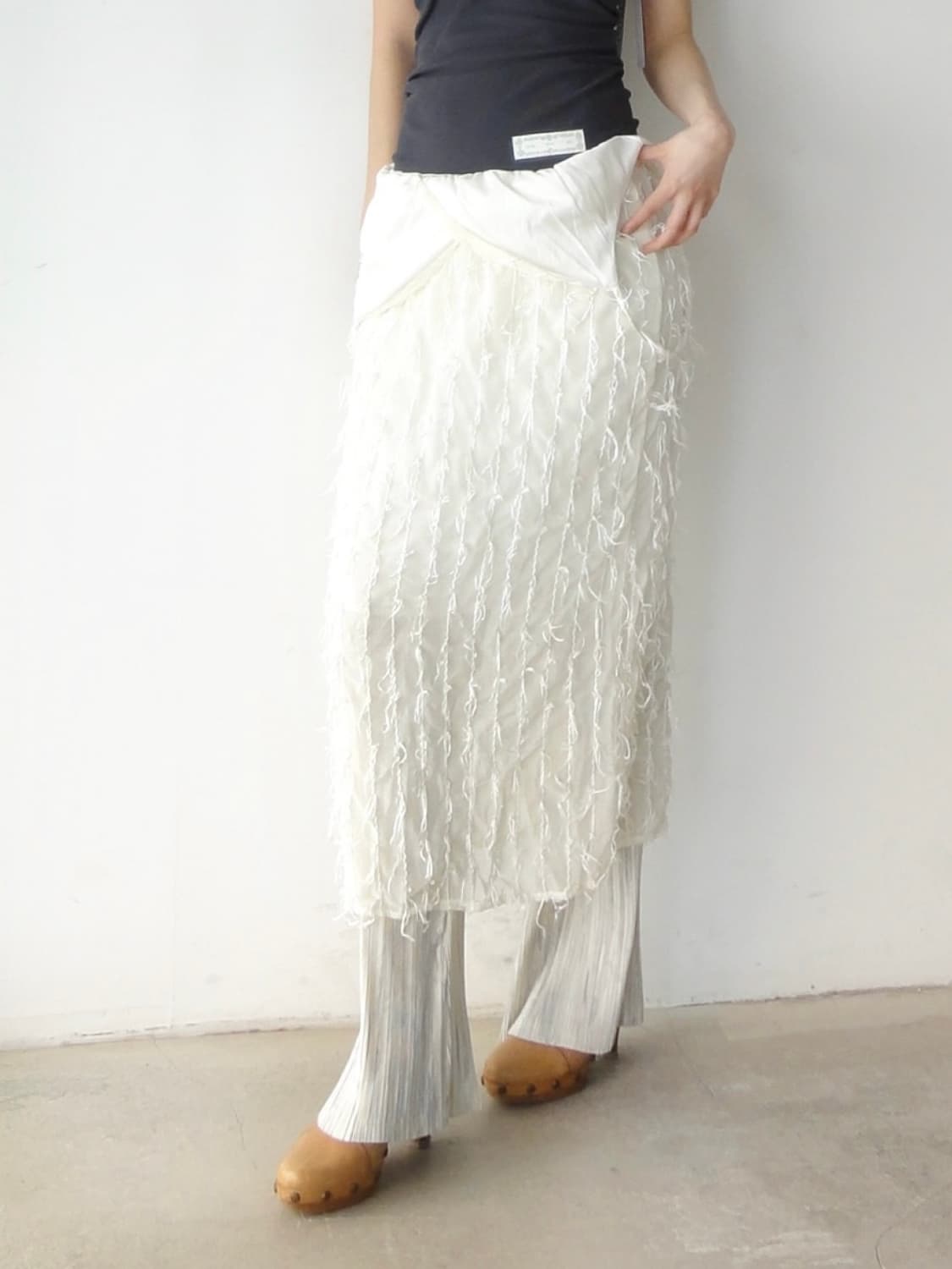 Pleats utility pants / ivory 상품이미지6