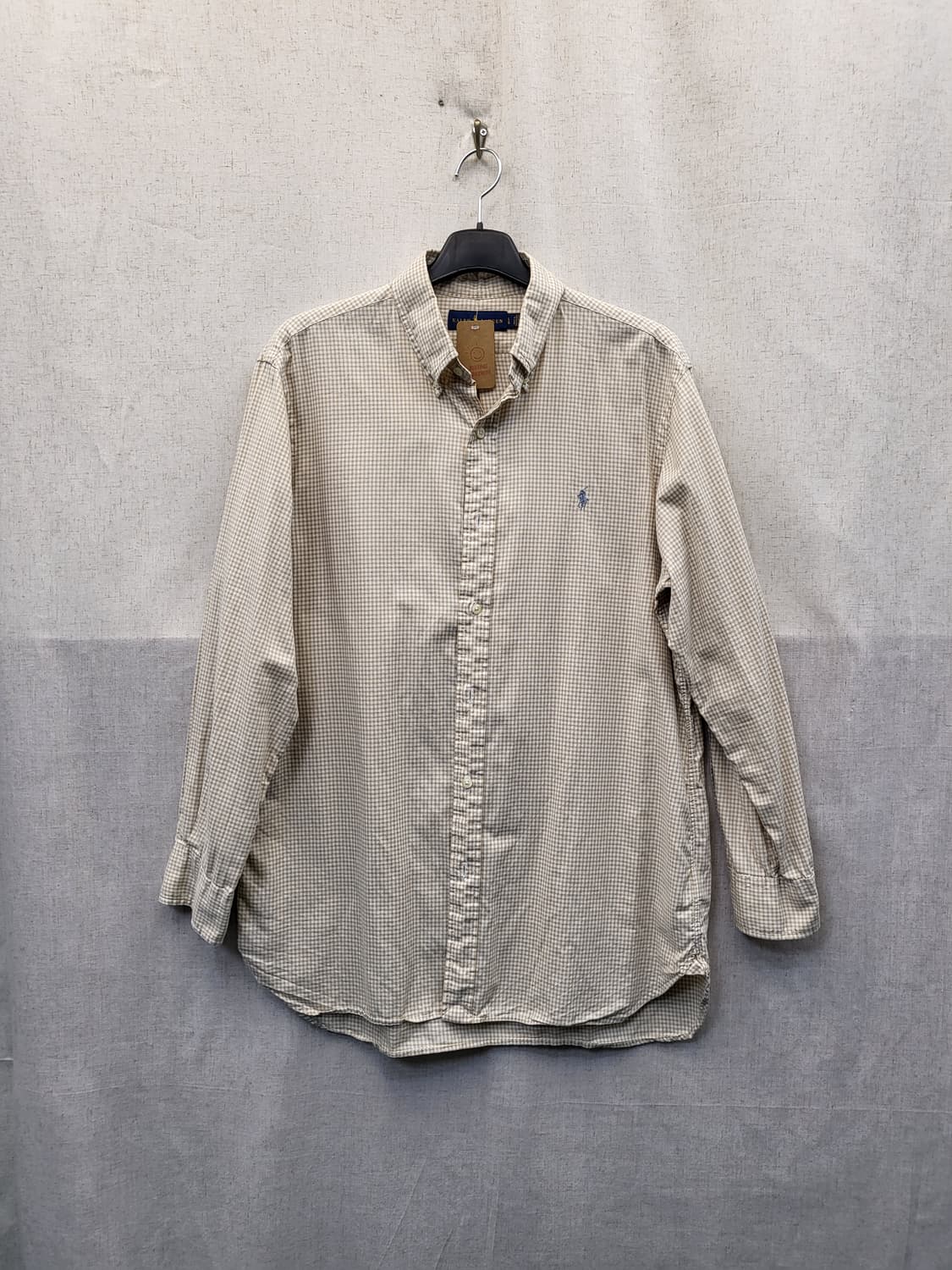 폴로 랄프로렌 체크 긴팔 셔츠 상품이미지1