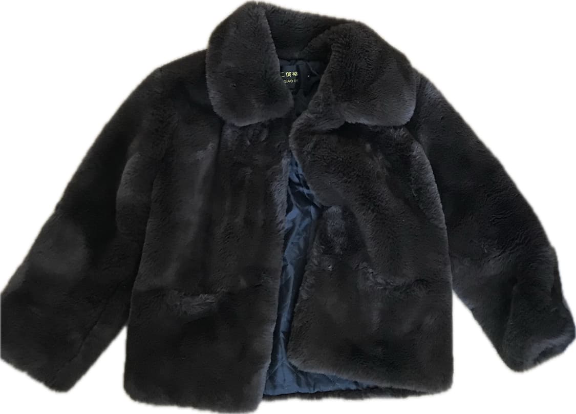 빈티지 브라운 퍼 자켓 상품이미지1