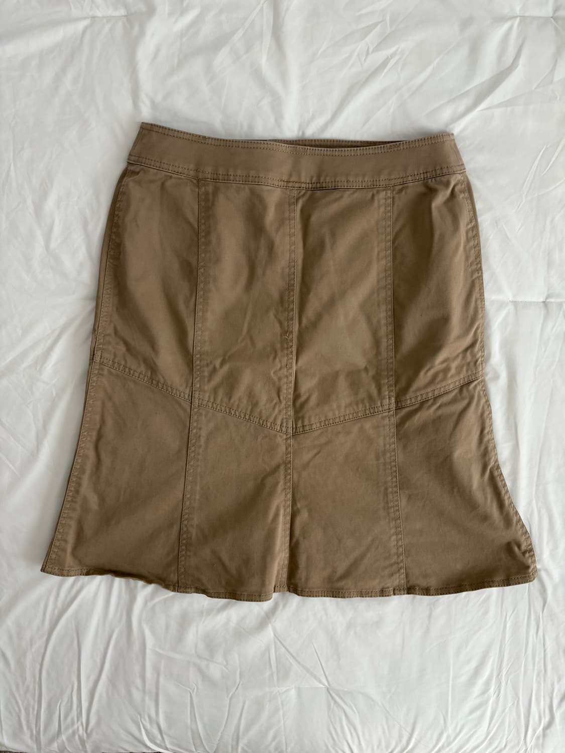 beige cotton skirt 베이지 코튼 스커트 상품이미지4