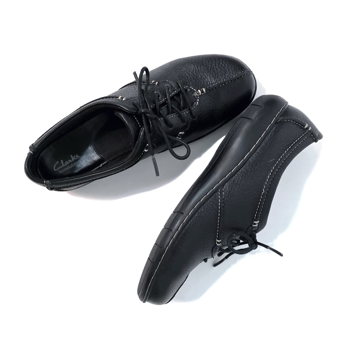 [US8.5] 클락스 비얼즈 레이스업 블랙 상품이미지4