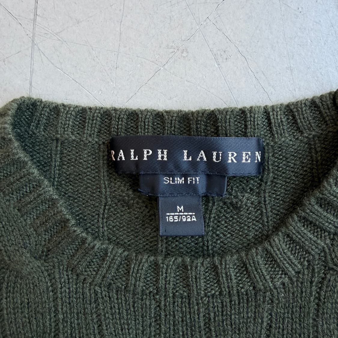 랄프로렌 캐시미어100% 케이블 니트 상품이미지4