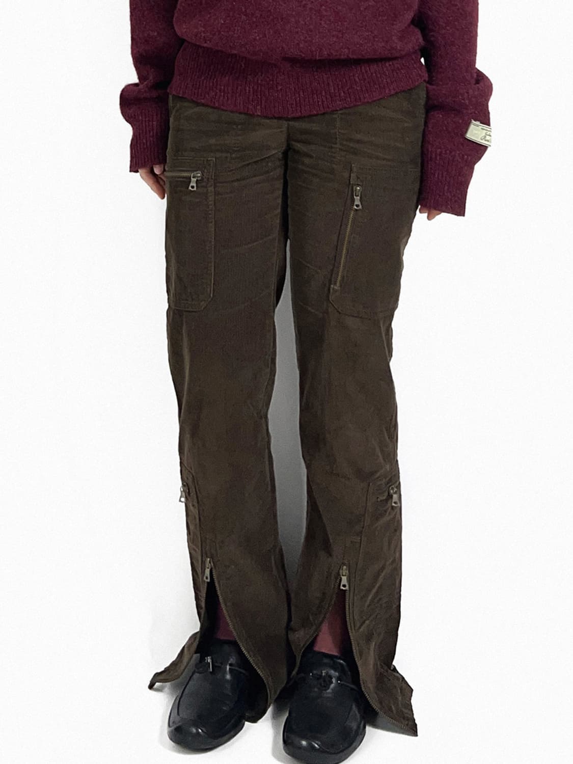 DKNY corduroy zip detail pants 상품이미지3