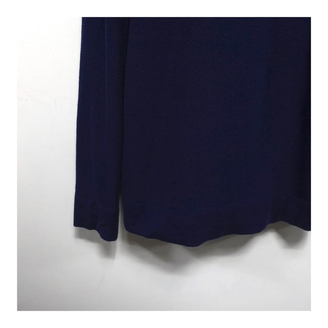 [L] ZARA 자라 네이비 반집업 니트 상품이미지8
