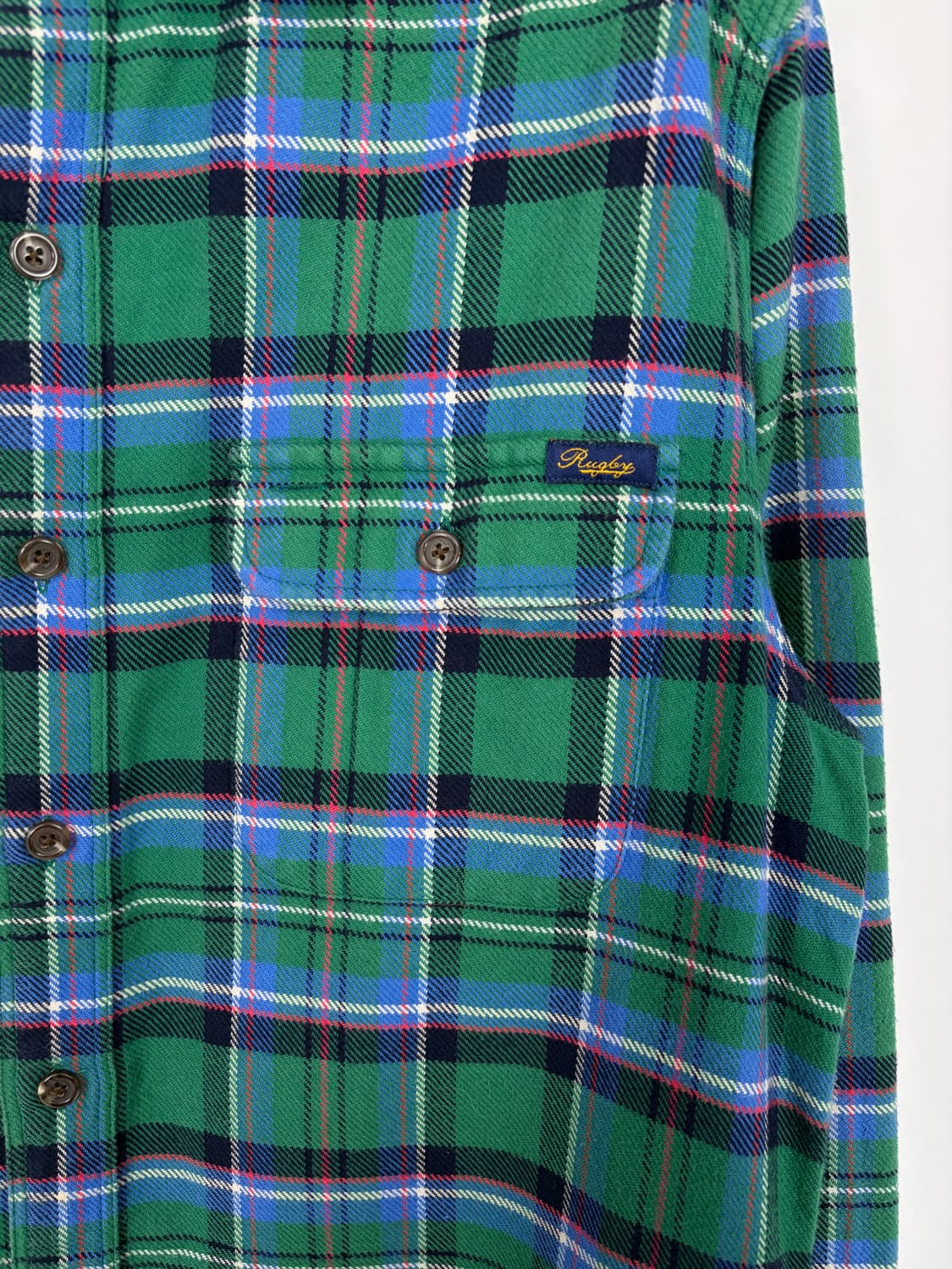 a296) 폴로랄프로렌럭비 x 파이렉스비전 플란넬 셔츠 상품이미지6