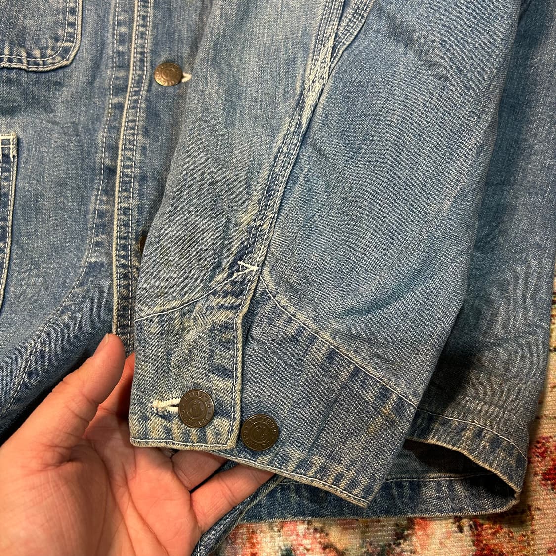 [XL] 00s GL heart 데님 초어 자켓 상품이미지8