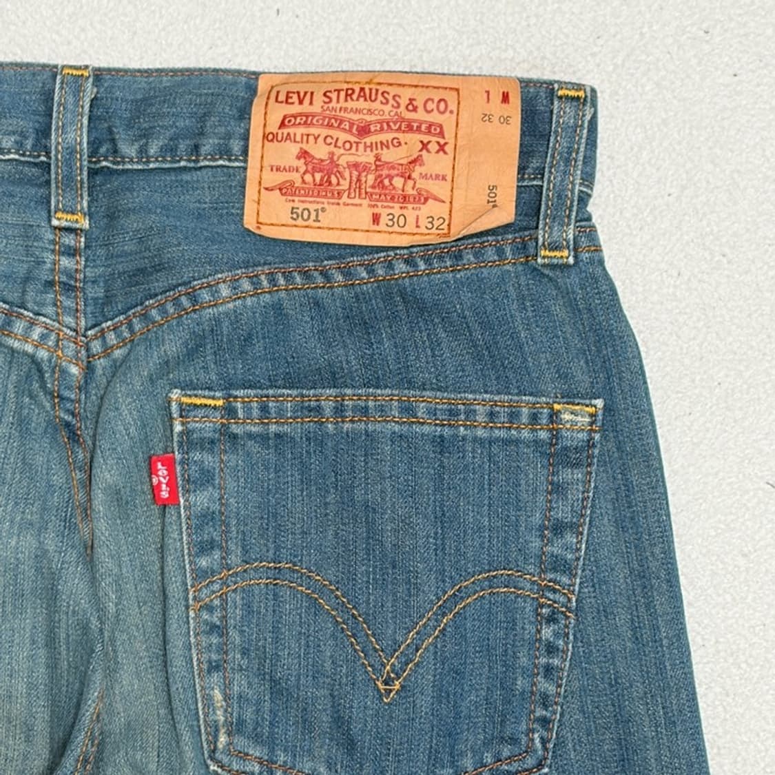 LEVI'S 501 버튼플라이 오리지널 스트레이트진 30X32 상품이미지9