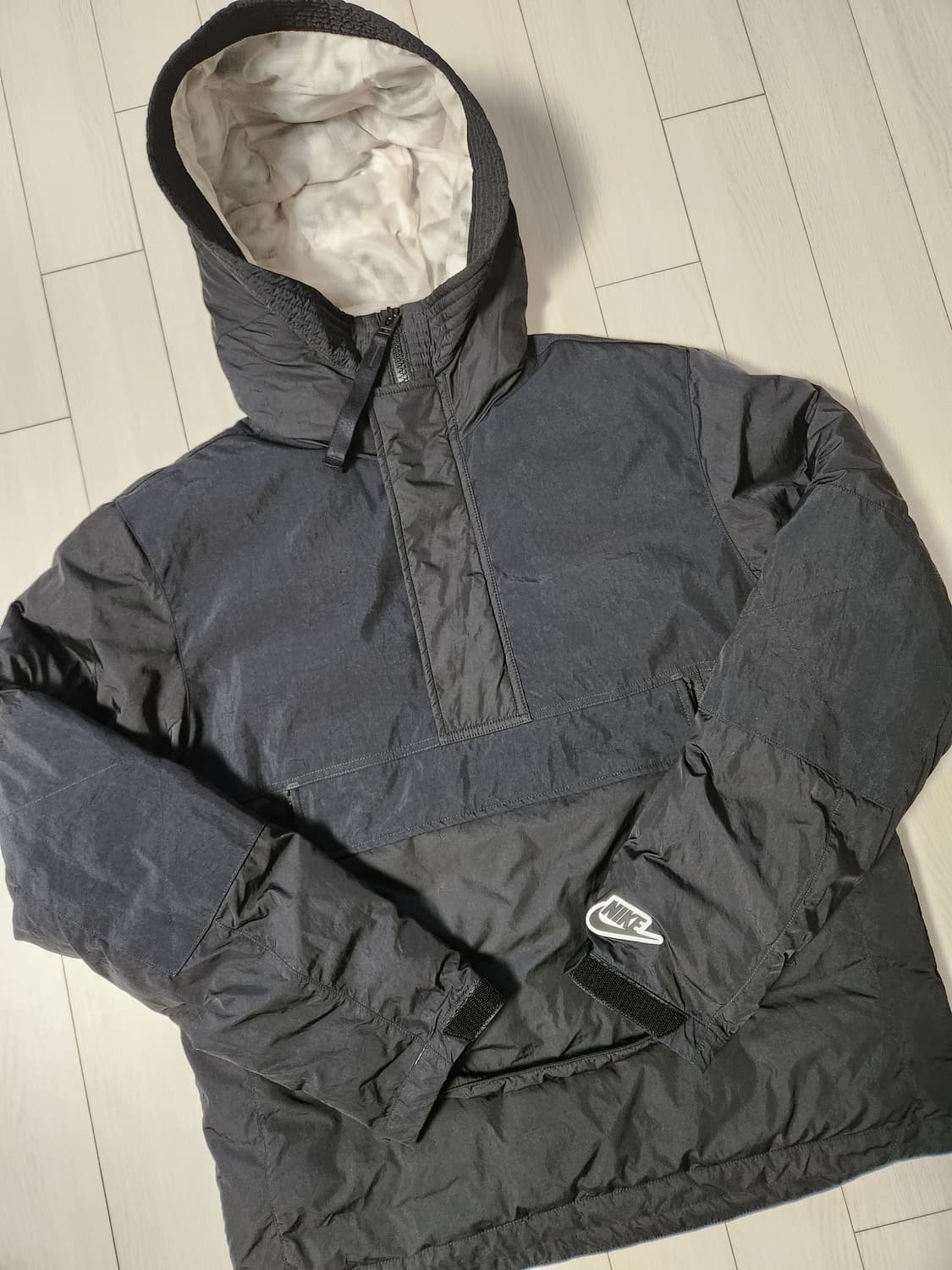 나이키 신세틱 필 레펠 후드 아노락 점퍼 블랙 CU4420-010 사이즈 상품이미지1