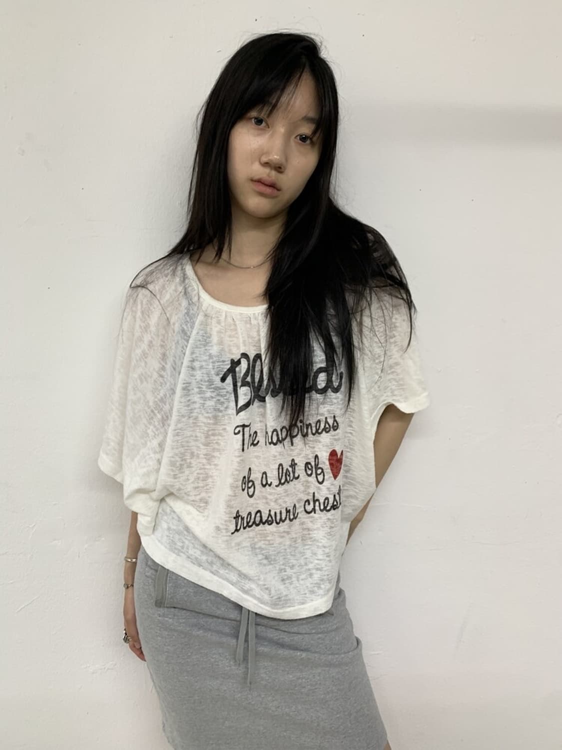 Printed top 상품이미지2