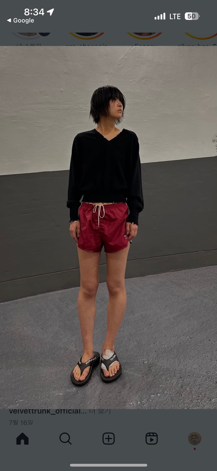 아메리칸어패럴 스윔쇼츠 m 상품이미지8