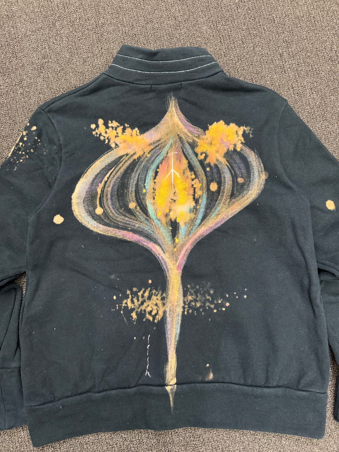 OS)Burnside Ave 빈티지 페인팅 커스텀 집업자켓 상품이미지5