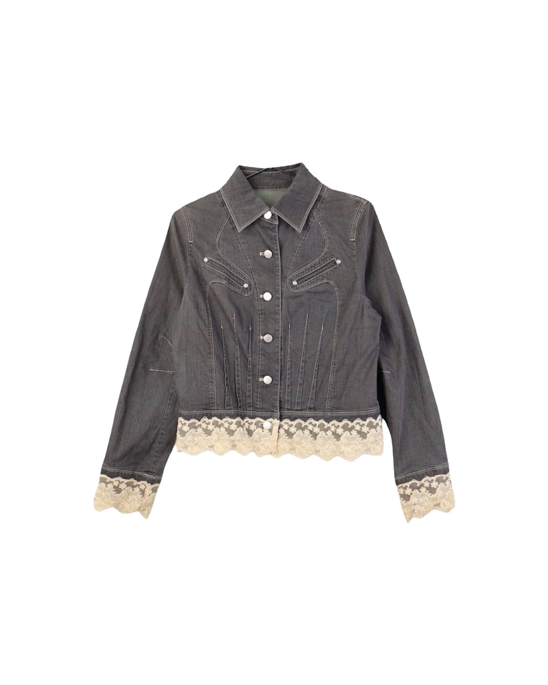 Jpn Cotton Frill Detail Jackets 상품이미지3