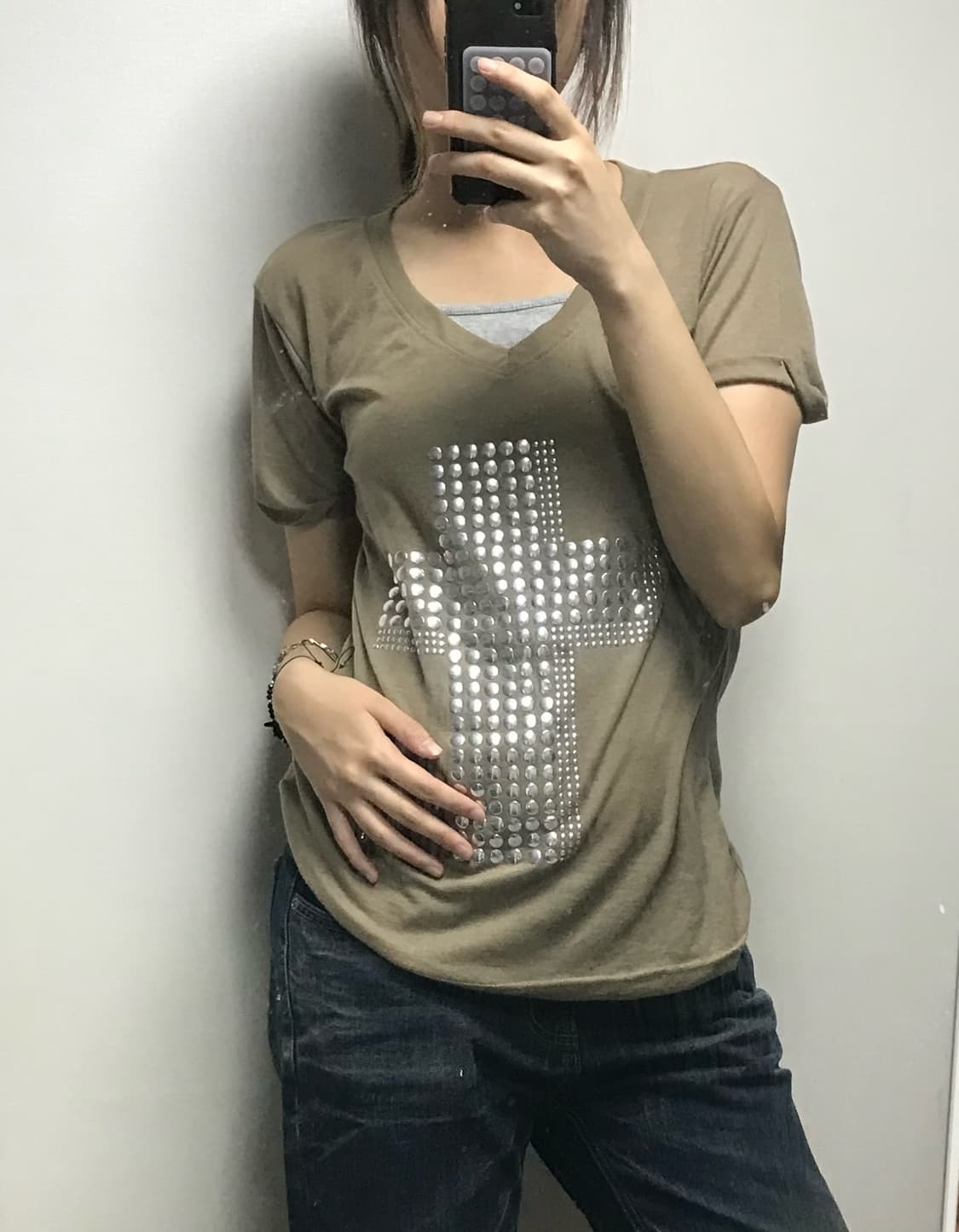 십자가 반팔 티 상품이미지1