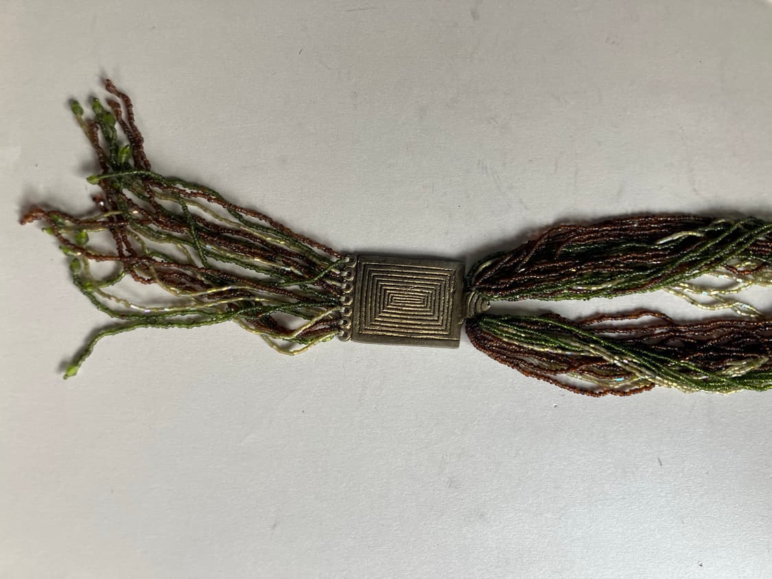 레이어비즈 금장 목걸이  상품이미지1