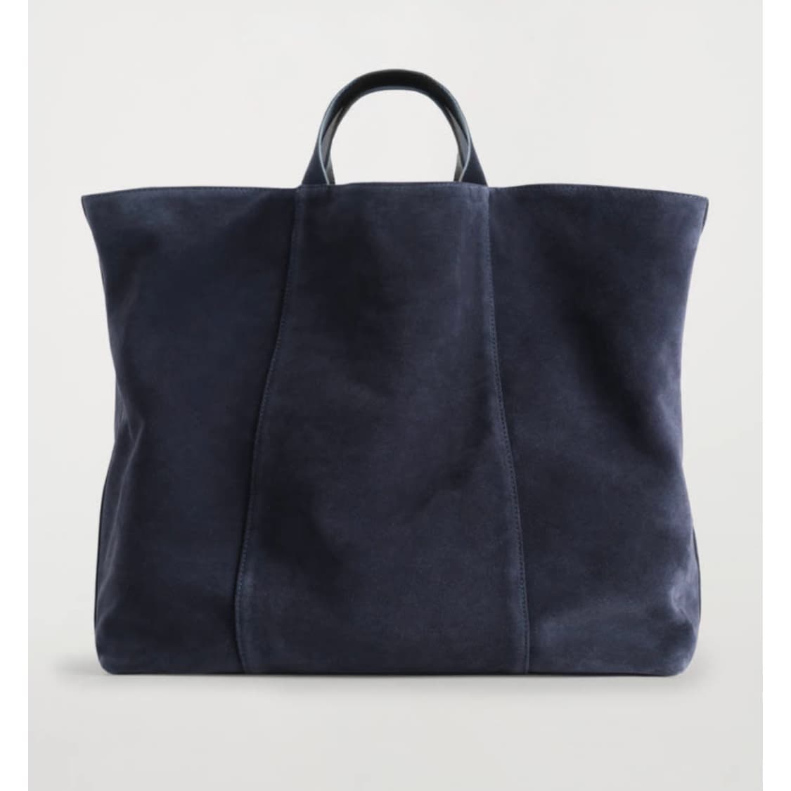 cos 컨버터블 토트백 - 스웨이드(네이비) 상품이미지1