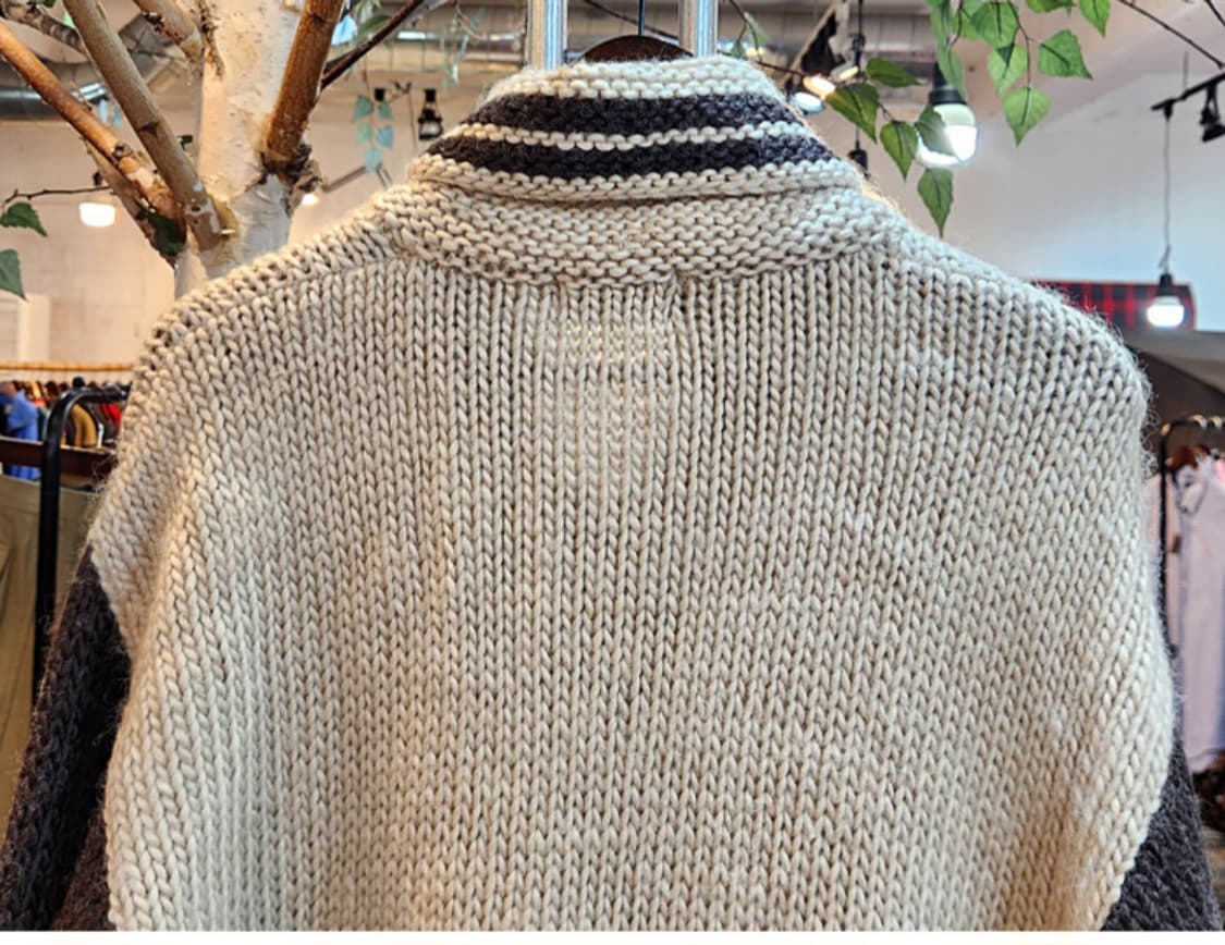 일본판 First down use 퍼스트 다운 울 스웨터 집업 상품이미지6