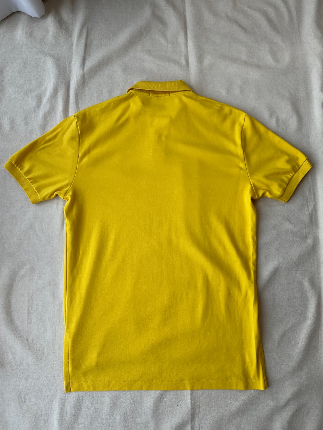 폴로 랄프로렌 피케 반팔 카라티 옐로 S 상품이미지8