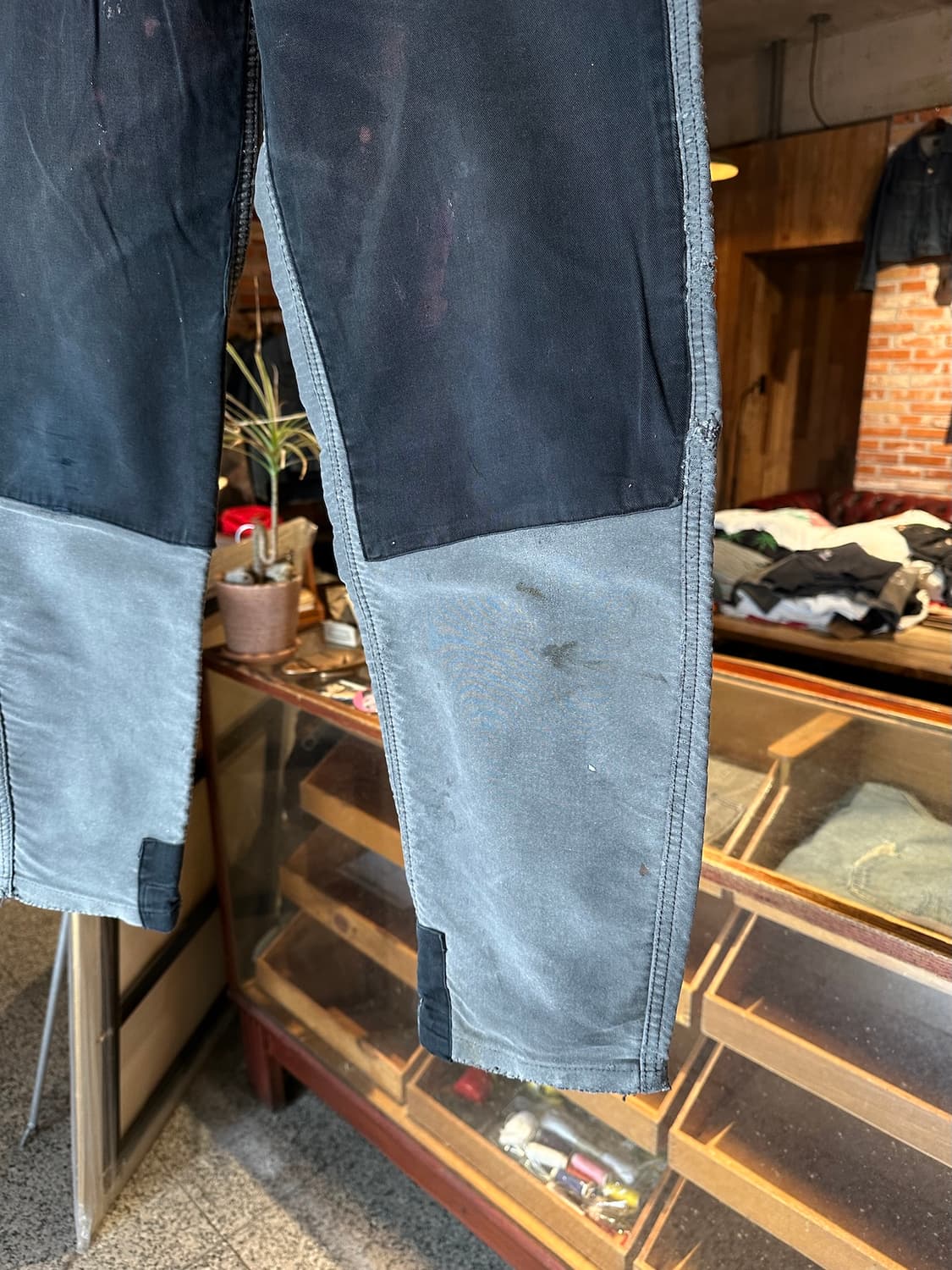 60s French Vintage Moleskin Work Pants 상품이미지4