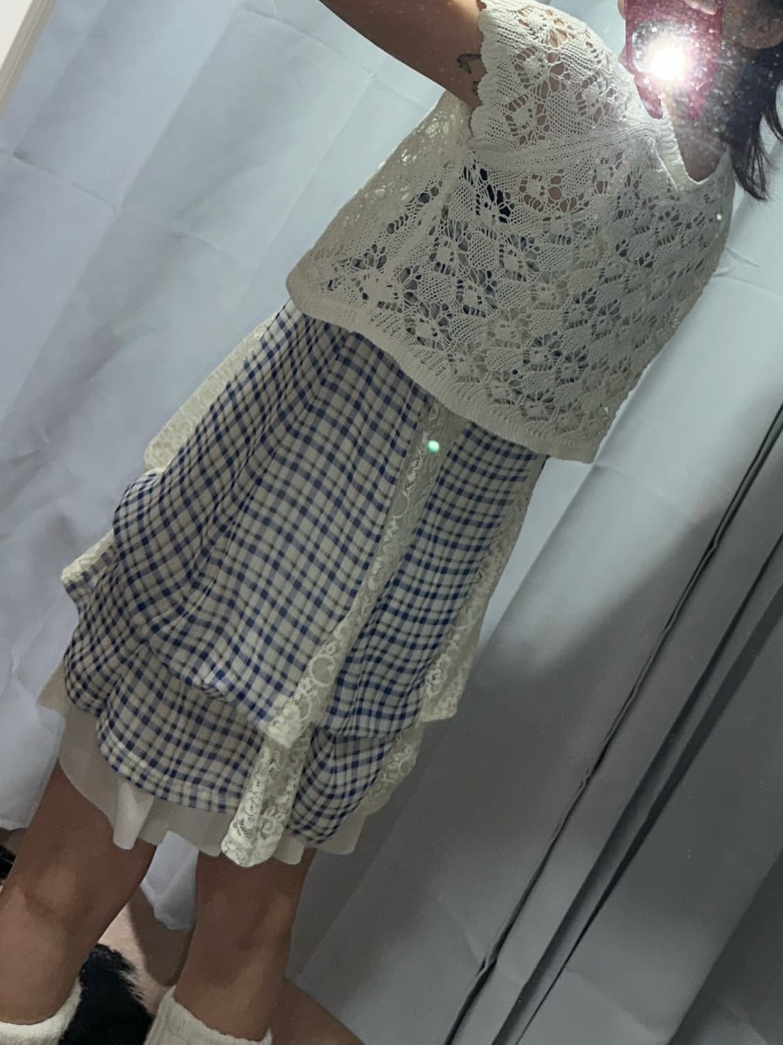 빈티지 패치 캉캉 원피스 볼레로 코디세트 상품이미지3