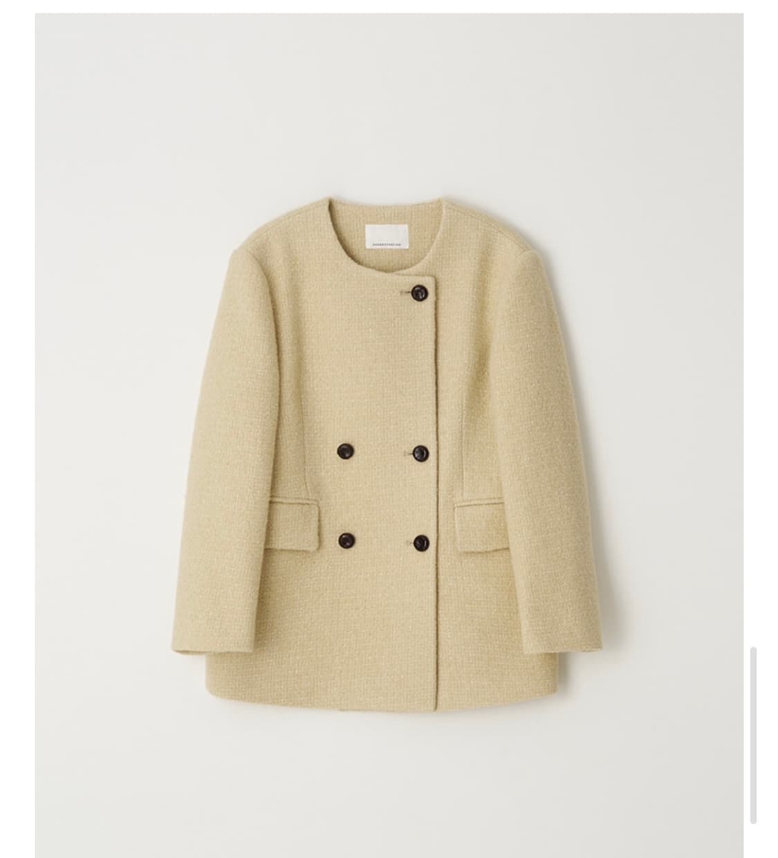 언더스탠딩 뉴 마랑 하프코트  겨울코트 (베이지) 상품이미지1