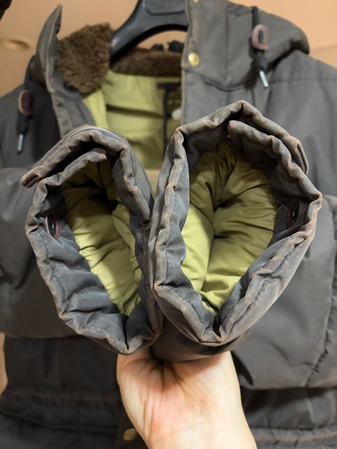 (M) RRL 코튼 트윌 파카 패딩 카라코람 더블알엘 상품이미지8