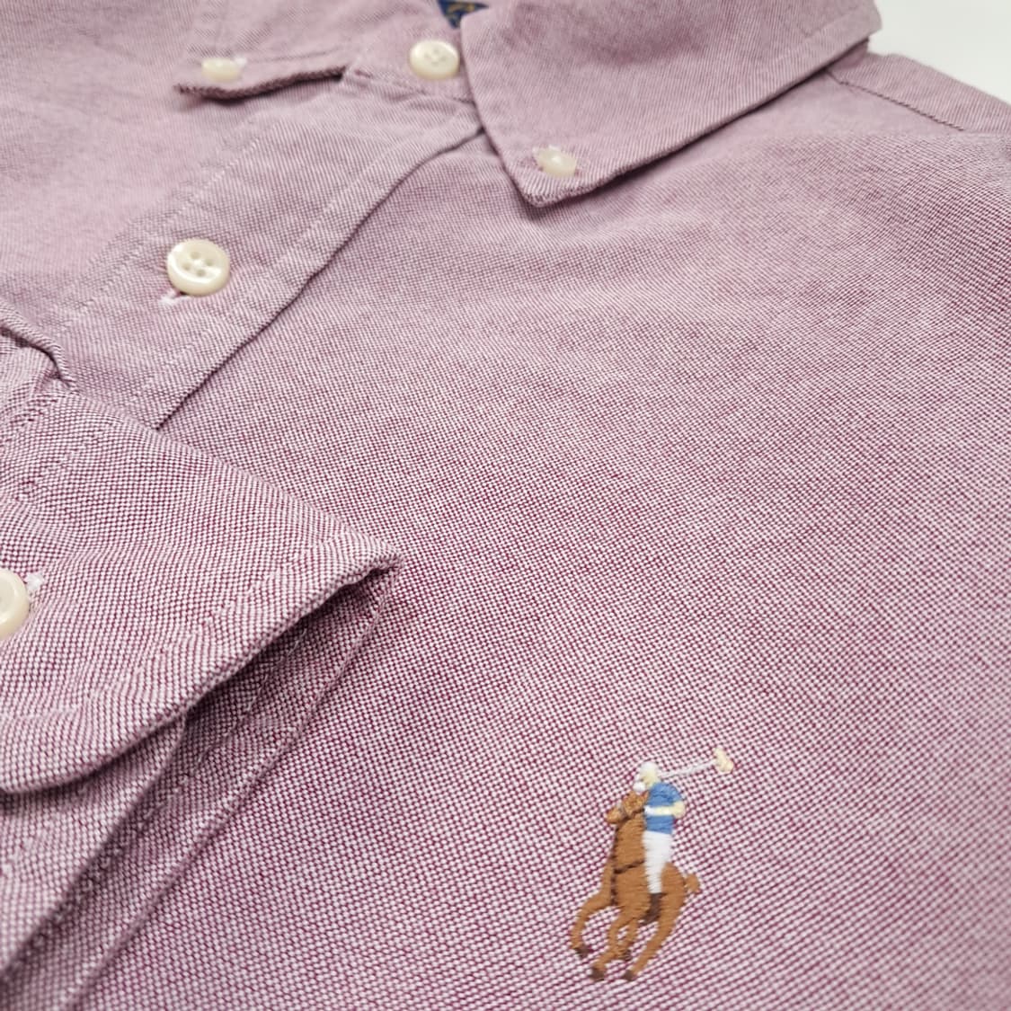 CL674 L 폴로 멀티포니 QR 옥스포드 더스티핑크 셔츠 남방 상품이미지6