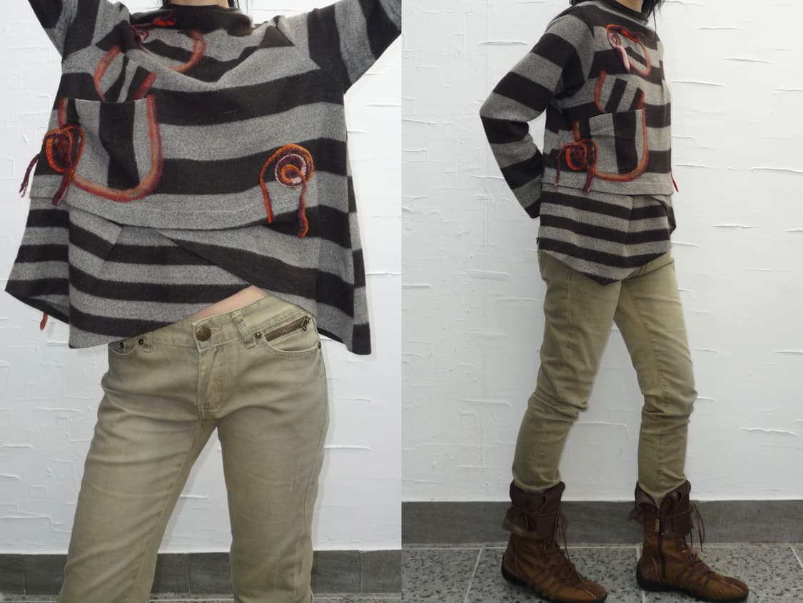 yarn point flare knit 상품이미지3