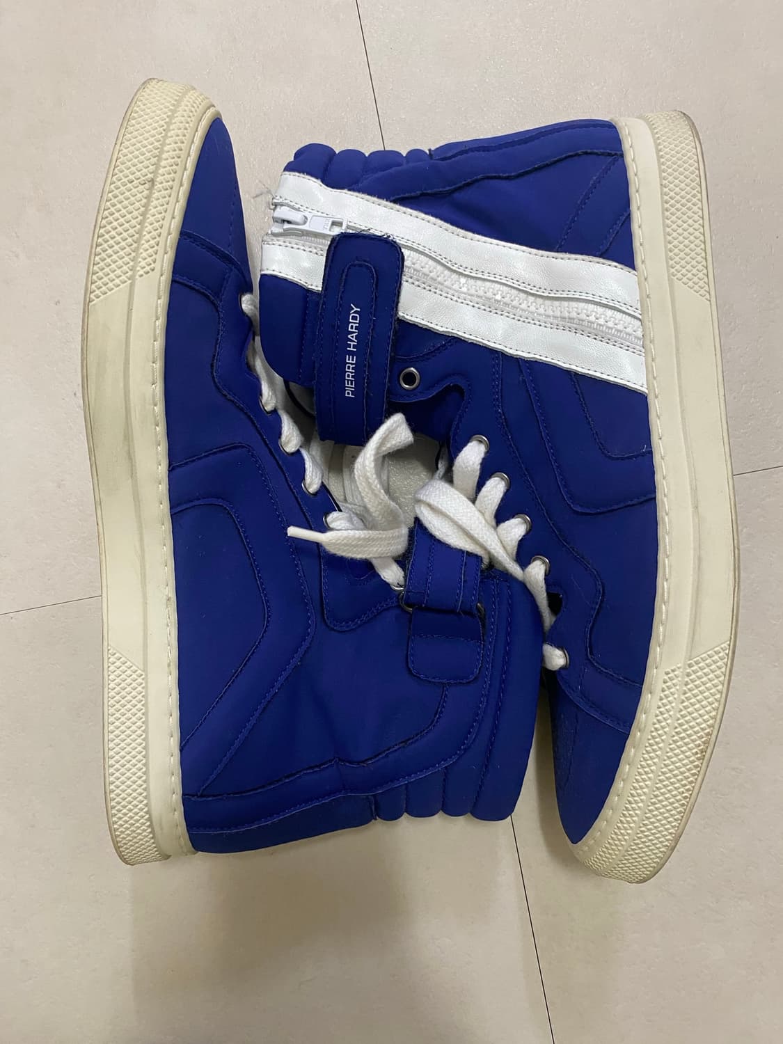 Pierre Hardy 112 High Top Sneakers Blue 상품이미지1