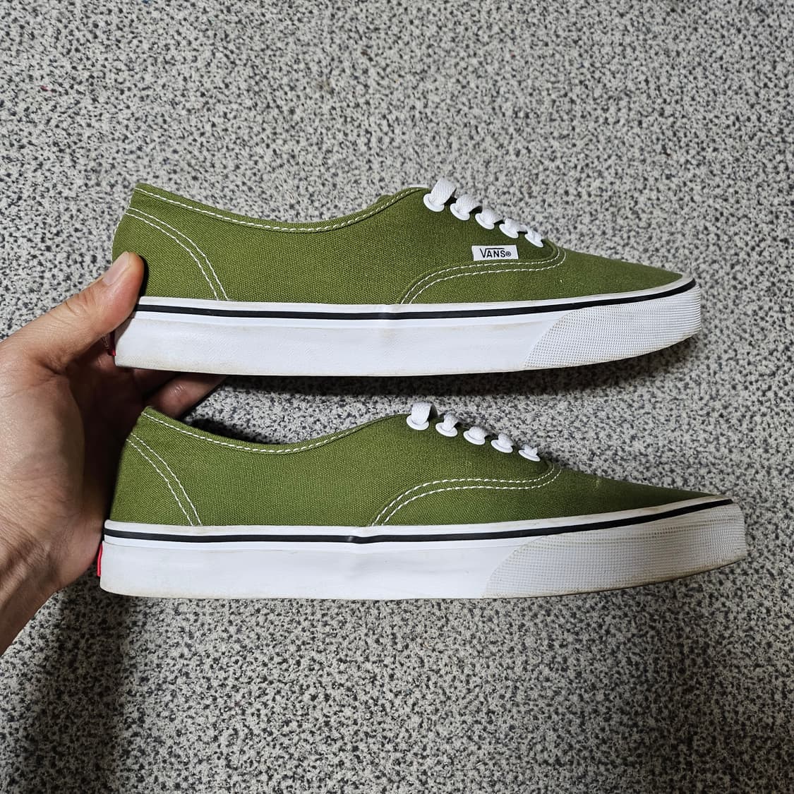 [270] 반스 Vans 어센틱 올리브 카키 상품이미지5