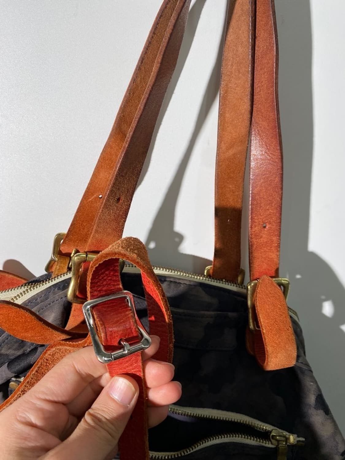 wishbone 카모플라쥬 크로스백 토트백 상품이미지3