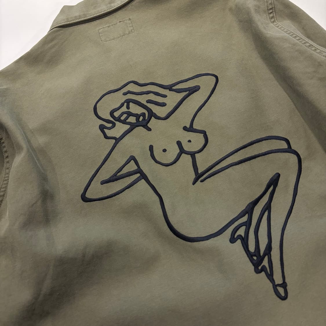 [XL] 17FW 와코마리아 미군 밀리터리 셔츠 자켓 카키 D118 상품이미지10