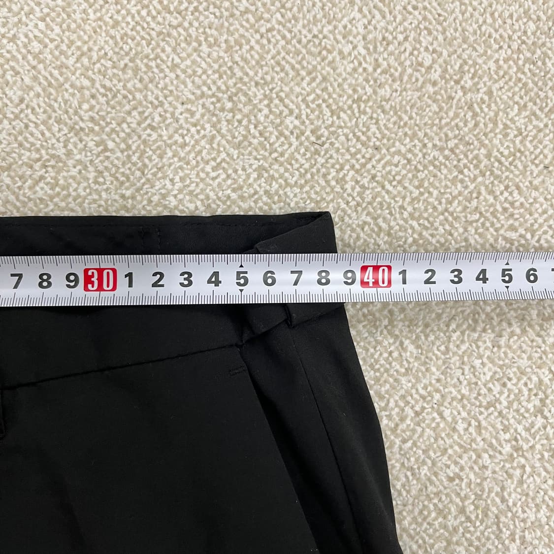 [31] 새상품 무신사스탠다드 쿱맥스 테이퍼드 히든 밴딩 크롭 슬랙스 바 상품이미지6