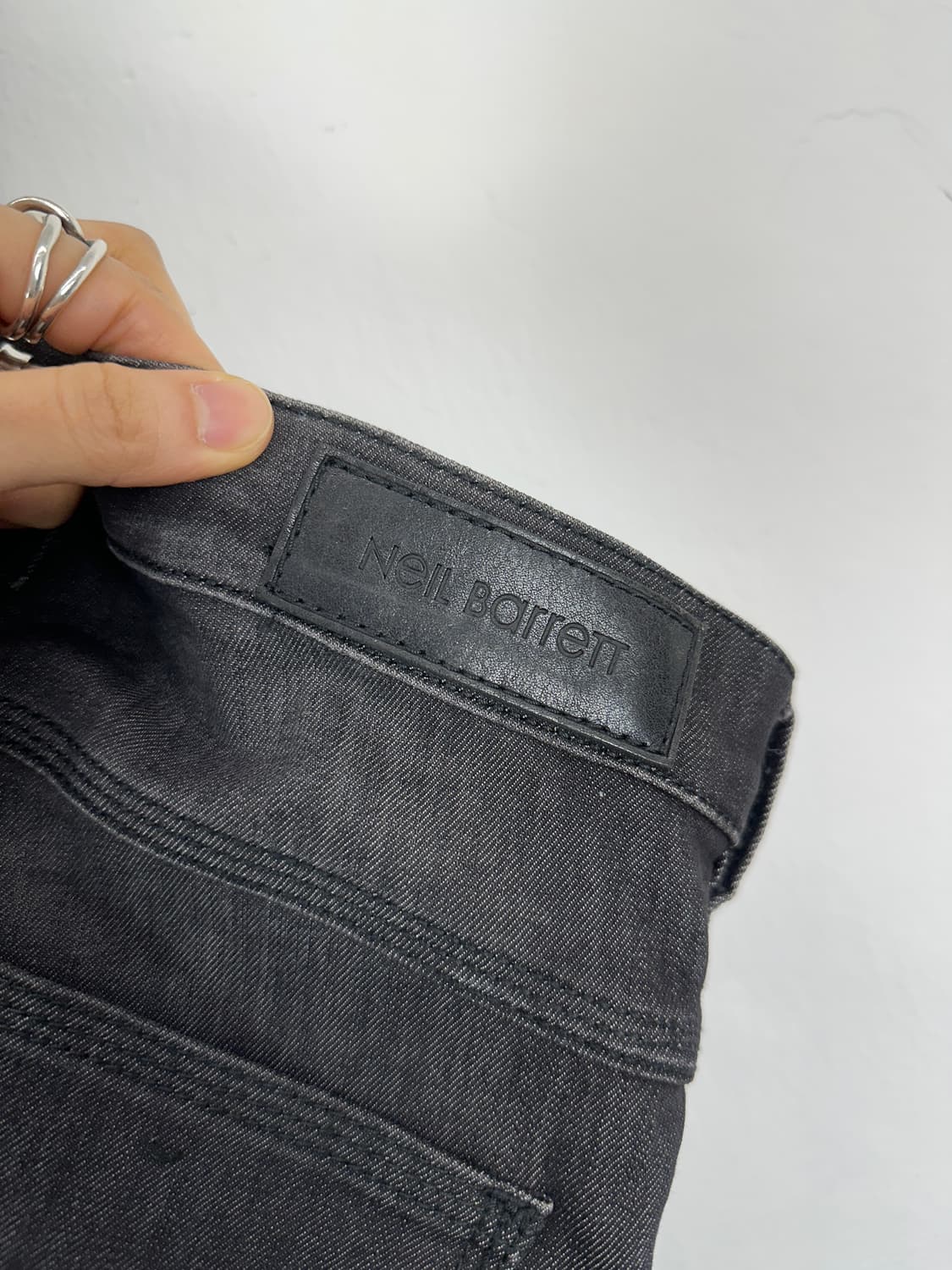 Neil Barrett Biker Panel Slim Jeans 상품이미지10