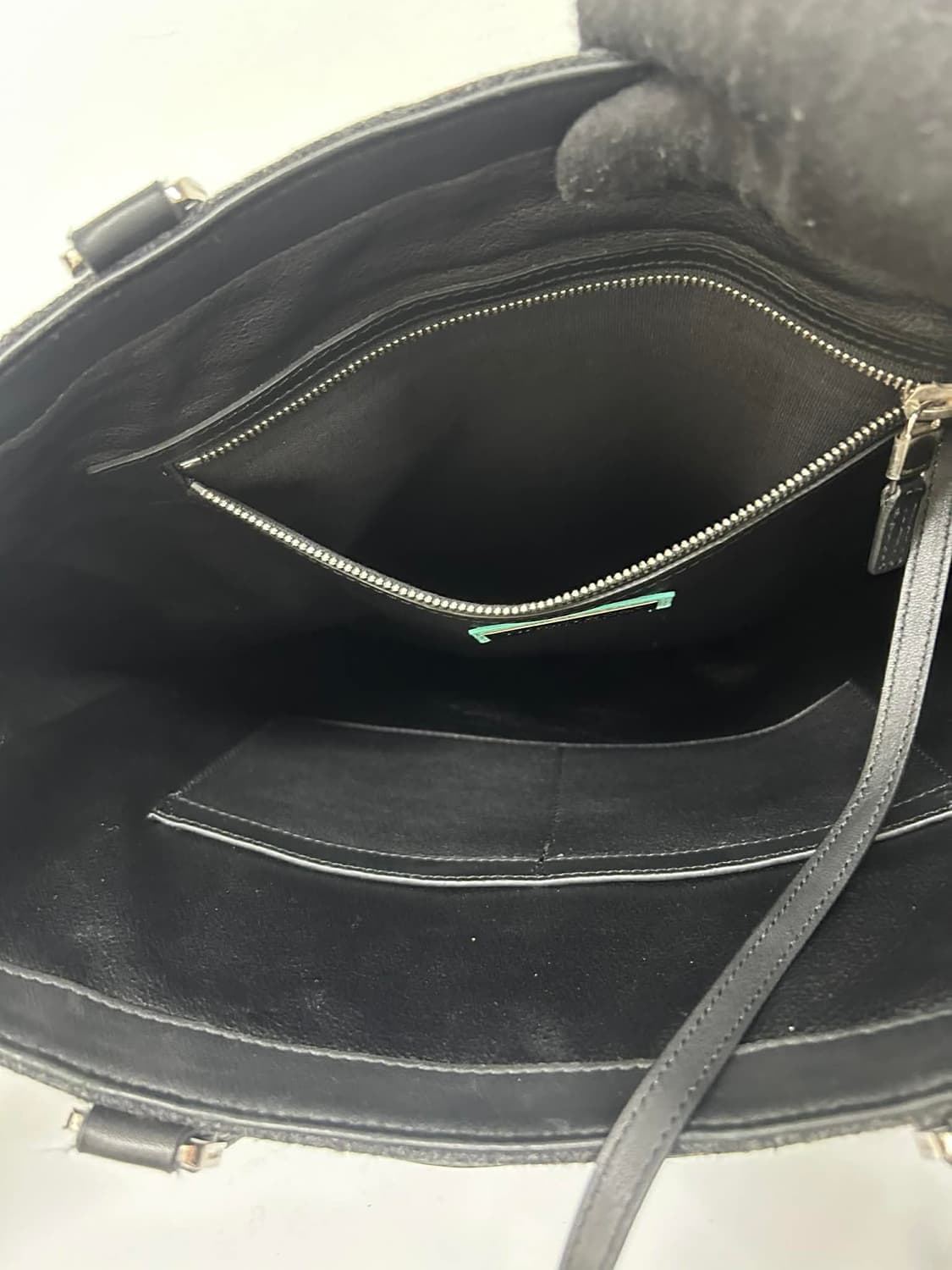 티파니앤코 가죽 울 투웨이 빅 토트백 크로스 겸 숄더백 상품이미지6