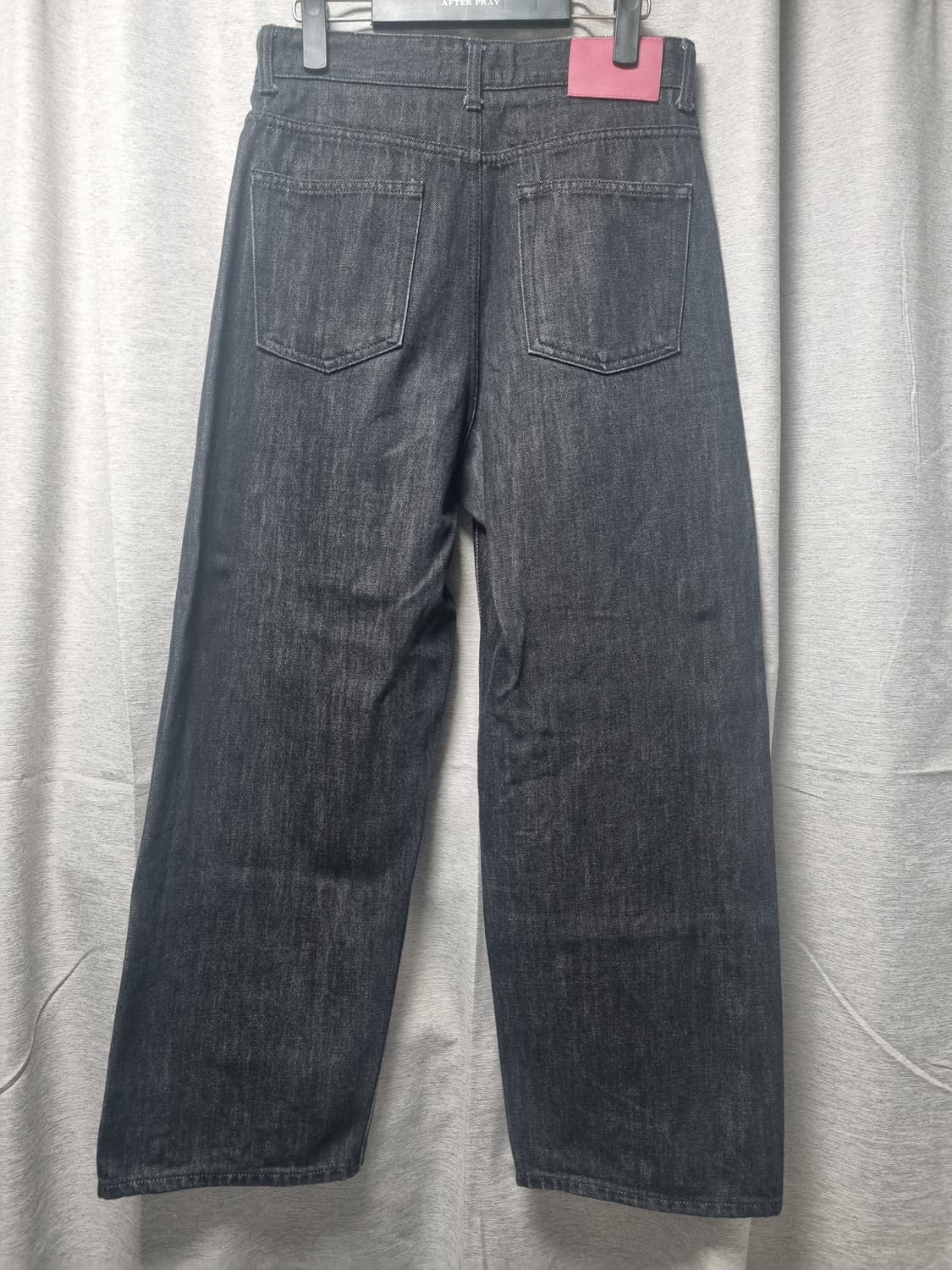 포트너스 투턱 와이드 블랙 데님 M 상품이미지2