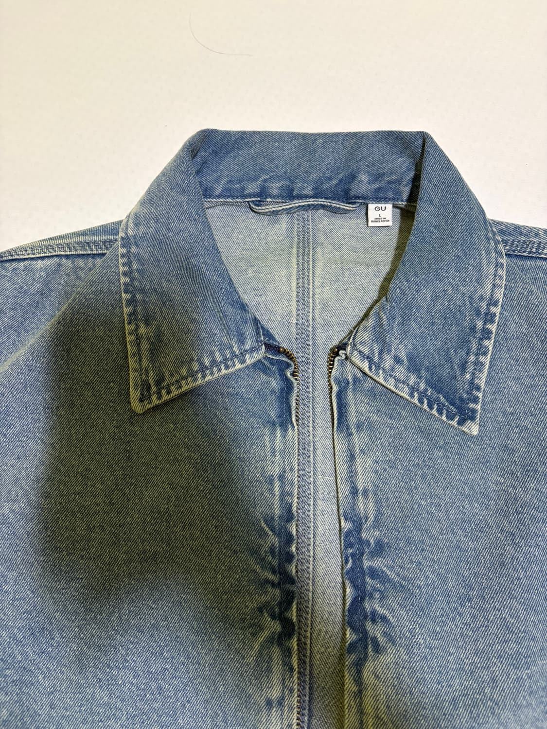 GU 데님집업자켓 L사이즈 상품이미지3