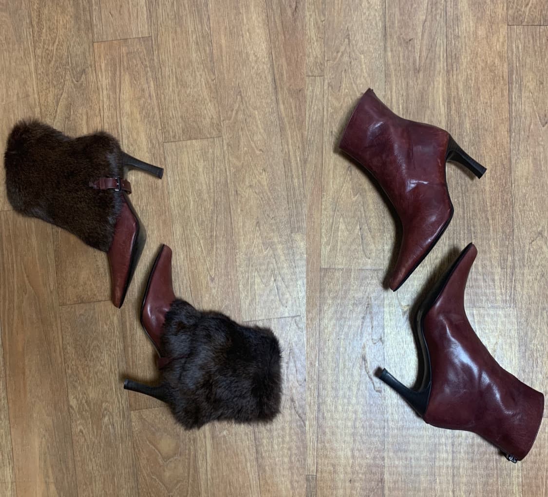 NOVESPAZIO by NOBORU YAMAFUJI 디테쳐블 앵클부츠 상품이미지1