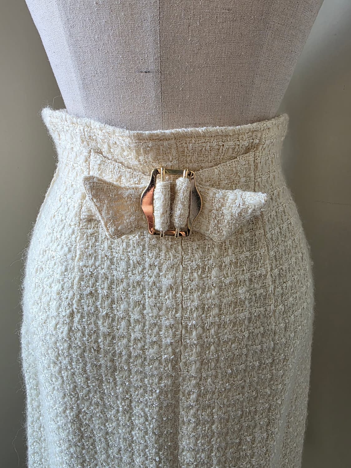 아이보리 트위드 셋업  상품이미지4