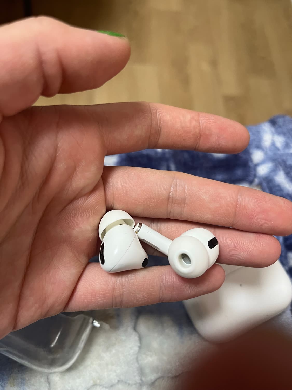 에어팟 프로 왼쪽 불량 오른쪽 정상 풀박 판매해용 상품이미지6