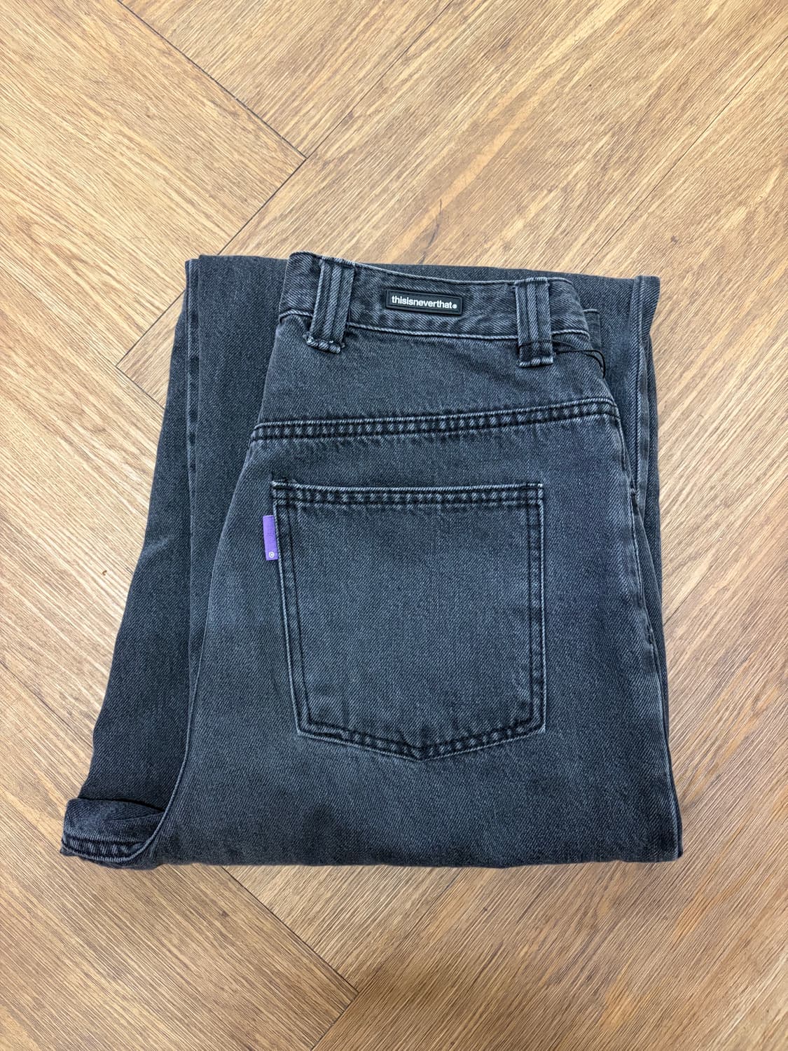 N215. 디스이즈네버댓 흑청 데님팬츠 바지 상품이미지1