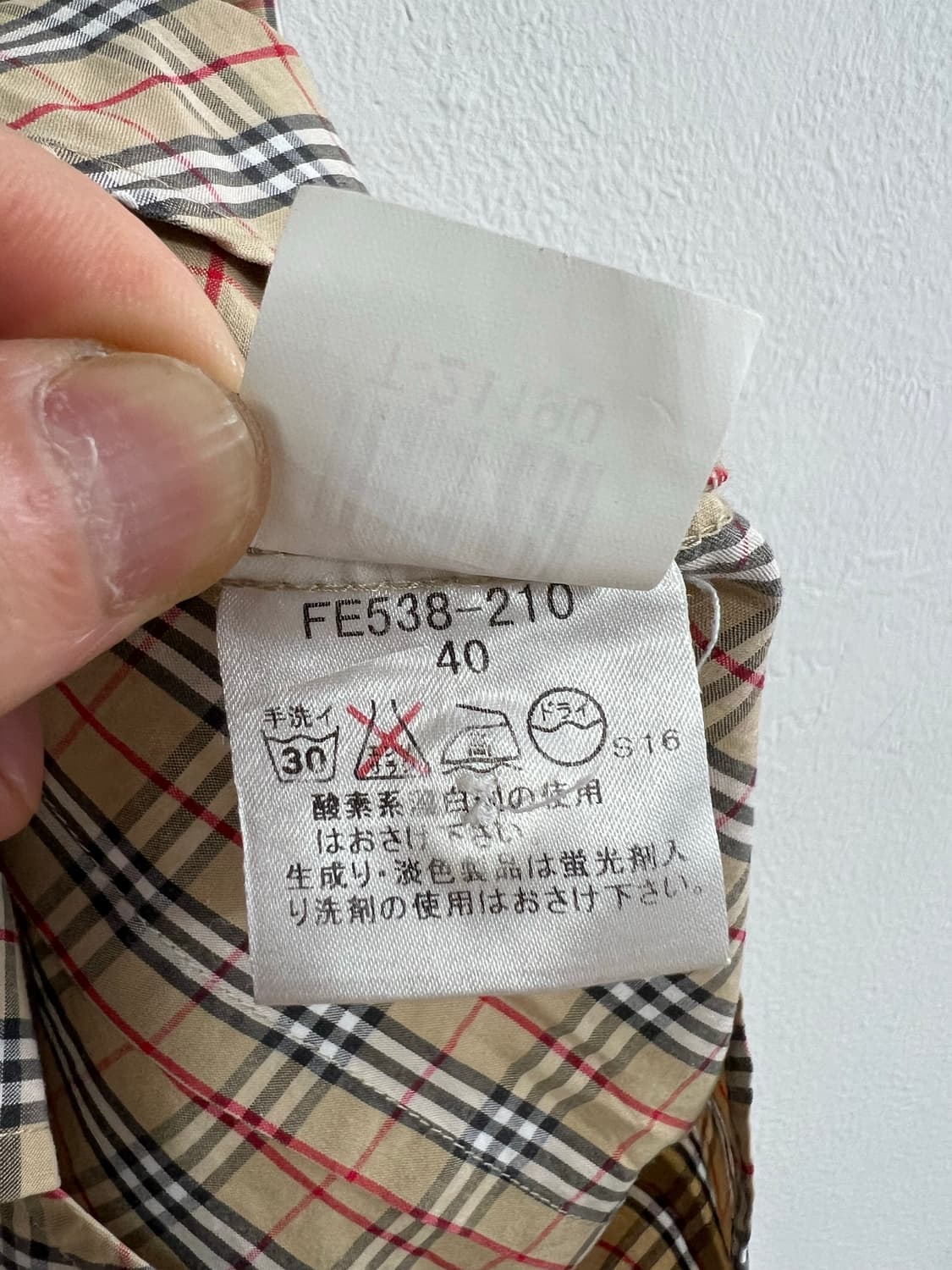버버리 노바체크 긴팔 셔츠 상품이미지6
