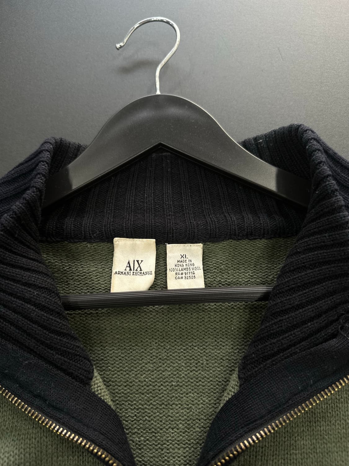 아르마니익스체인지 꽈배기 투웨이 니트집업 상품이미지8