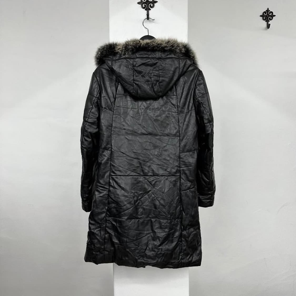 V-kei fur fake leather coat  상품이미지2