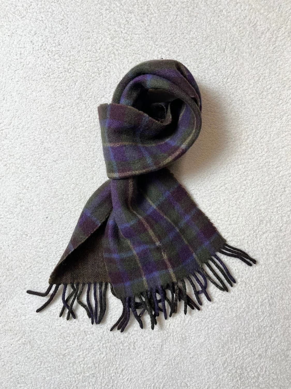 폴로 랄프로렌 타탄체크 헤링본 리버시블 목도리 A1674 상품이미지1