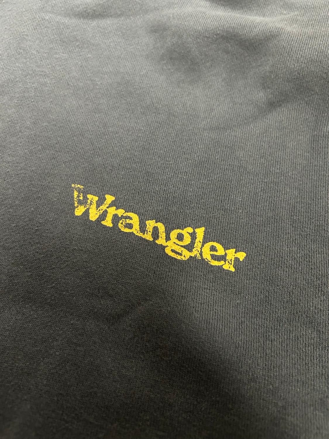 랭글러 Wrangler 차콜 로고 후드티 상품이미지2